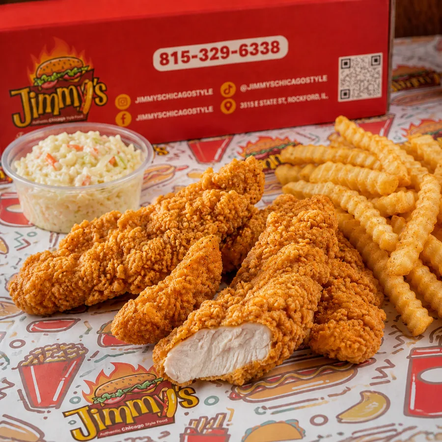 Chicken Tenders at Jimmy's in Rockford, Illinois